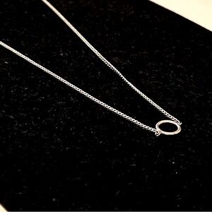 Silver Ring Necklace